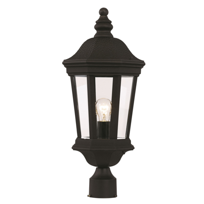 Trans Globe Lighting 40403 BK Westfield 22.25" Outdoor Black Traditional Postmount Lantern